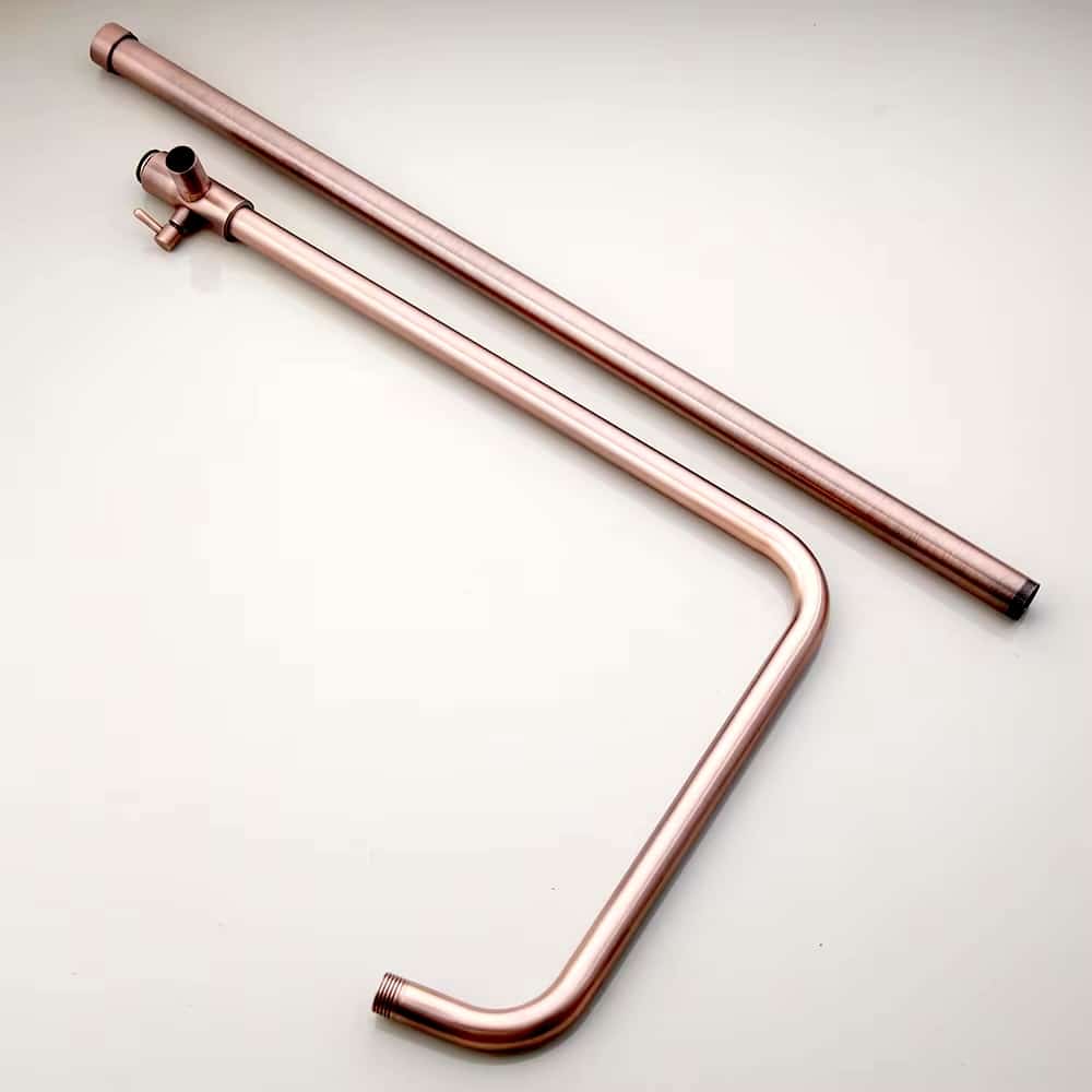 Luxury Brushed Rose Gold Shower Set  -  Shower Sets & Bathtub Faucets