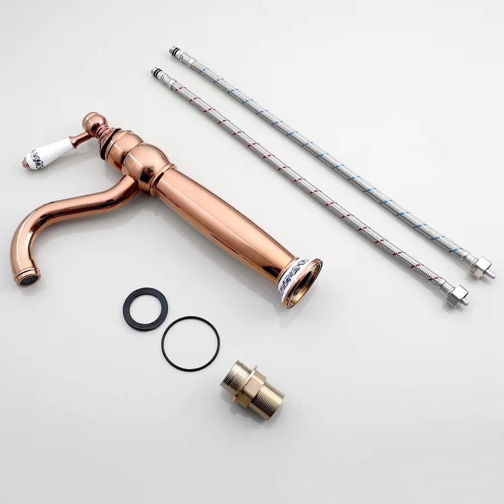 Vintage Charm Rose Gold Faucet  -  Gold Water Taps & Faucets