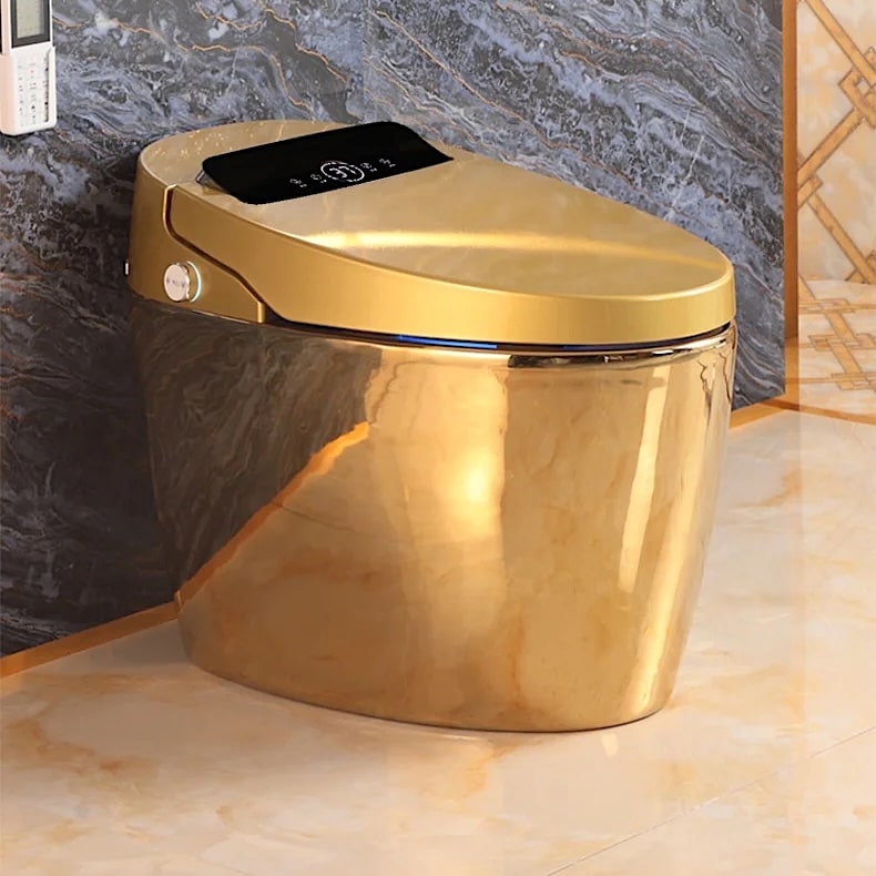LuxeGold Modern Smart Toilet  -  Gold Toilets