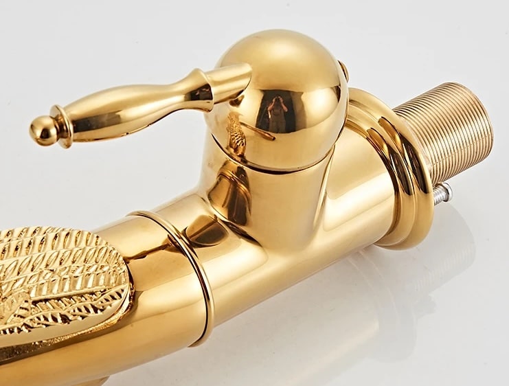 Luxury Gold Swan Faucet  -  Water Taps & Faucets