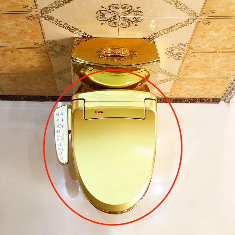 Toilet Accessories - Gold Smart Bidet Toilet Seat Gold Smart Bidet Toilet Seat - Toilet Accessories