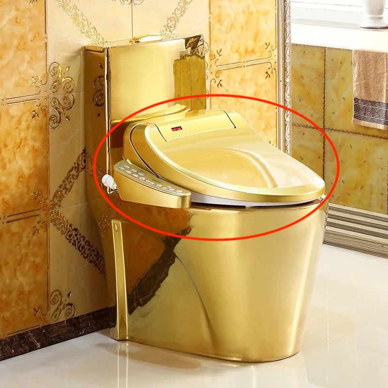 Toilet Accessories - Gold Smart Bidet Toilet Seat Gold Smart Bidet Toilet Seat - Toilet Accessories